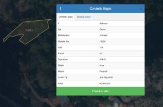 AHİBABA KÖYÜNDE 914 m² % 40 İMARLI 2 MÜSTAKİL VİLLALIK ARSA