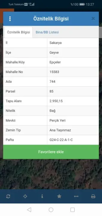 ARAÇ TAKASLI - GEYVE ALİFUATPAŞA'DA 2950 m² MANZARALI HESAPLI ARAZİ