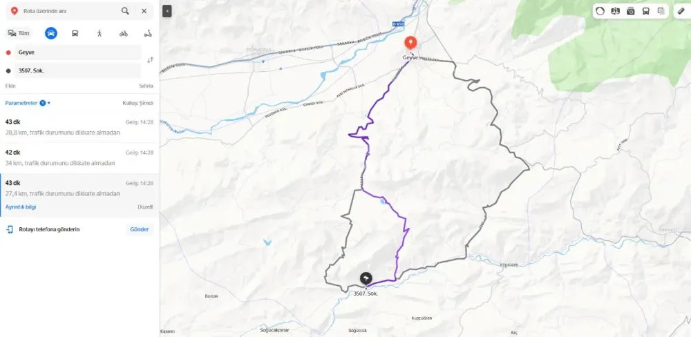 KARACAÖREN'DE SATILIK TARLA