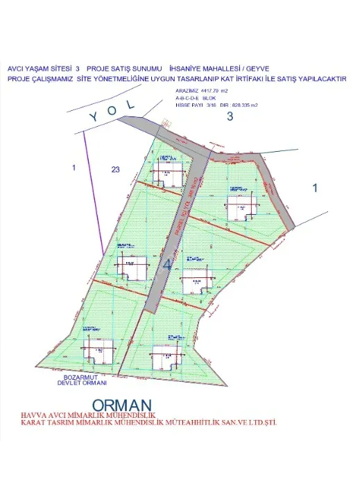 İNŞAAT RUHSATI HAZIR ! 828 m² İMARLI MANZARALI İLÇEYE YAKIN ARSA